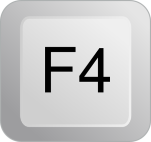 use f4 on mac for excel